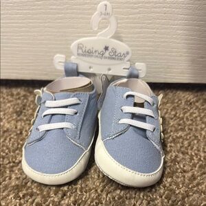 Rising Star Baby Blue Canvas Sneakers